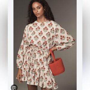 RHODE Ella Dress Red Floral